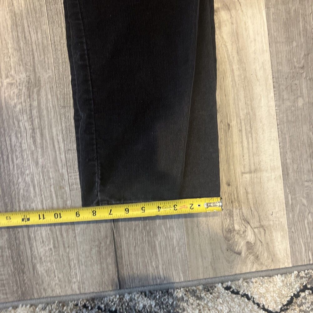 Levi's Black Corduroy Pants 505 Size 36x32 Vintage 2001 Y2k - Picture 7 of 9